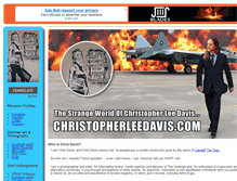 Tablet Screenshot of christopherleedavis.com